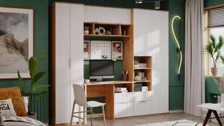 Модульная детская Хилтон 3, Дуб Крафт  